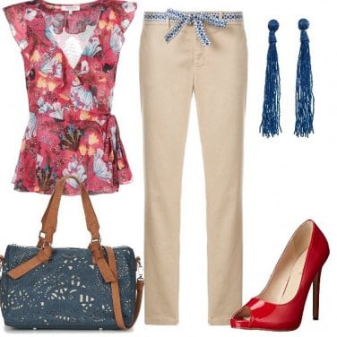 Outfit Tacco alto e pantaloni