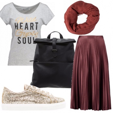 Outfit Sportive in gonna