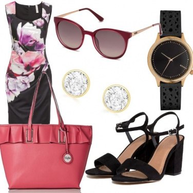 Outfit Ufficio in fiore
