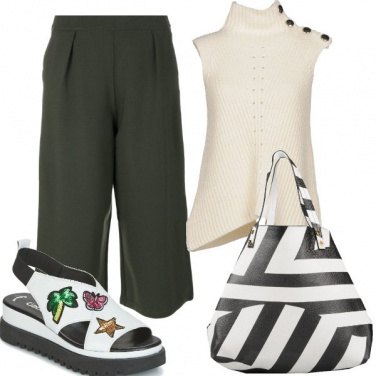 Outfit Stripes sulla borsa
