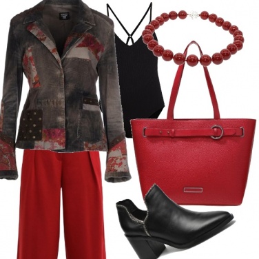 Outfit Giacca patchwork