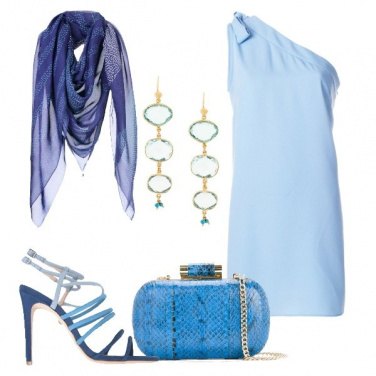 Outfit Le sfumature di azzurro
