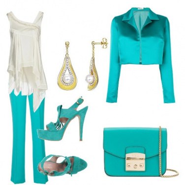 Outfit Verde mare