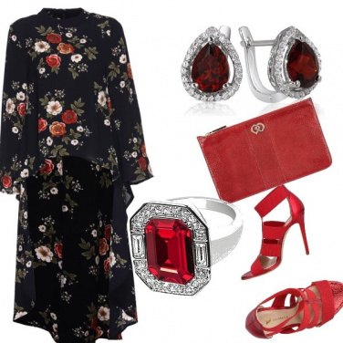 Outfit Rosso vintage