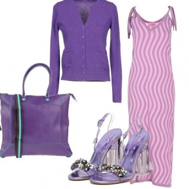 Outfit Serata in viola