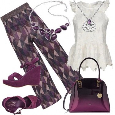 Outfit Malva e viola
