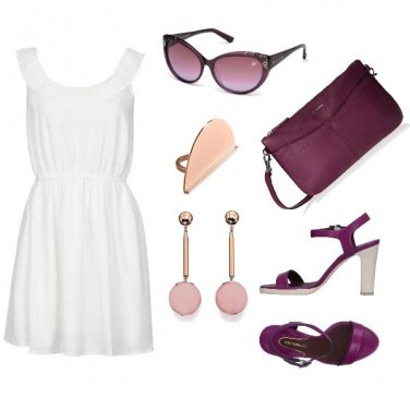 Outfit Sui toni del viola