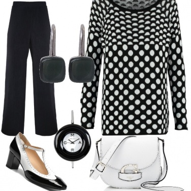Outfit Giocando col bianco e nero
