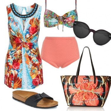 Outfit Un mare di colori