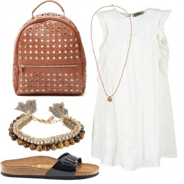 Outfit Mini abito bianco