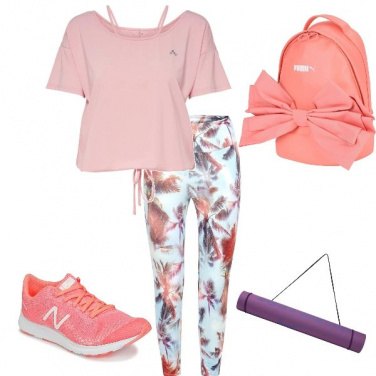 Outfit Yoga al parco