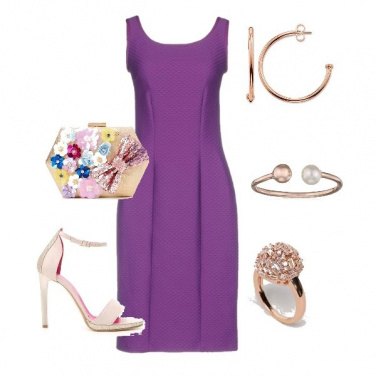 Outfit Viola e rosa...mica male!