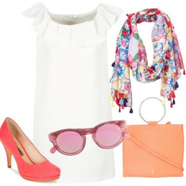 Outfit Rosa aranciato
