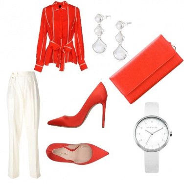 Outfit Rosso aranciato