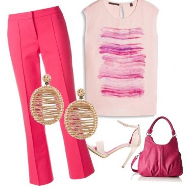 Outfit Un tocco di rosa