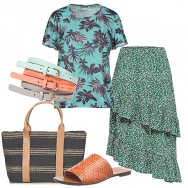 Outfit Mix floreale