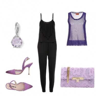 Outfit Violet per una sera