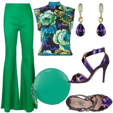 Outfit Coloratissima al centro dell\'attenzione