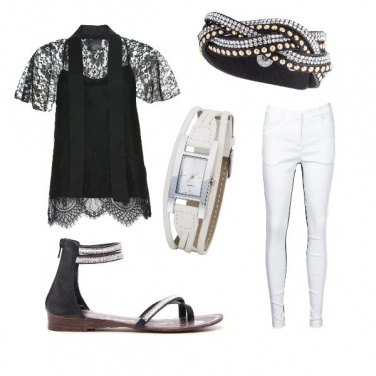 Outfit Black and White