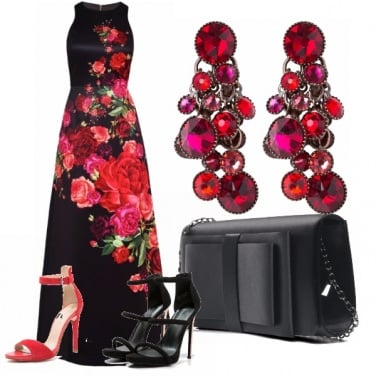 Outfit Red passion