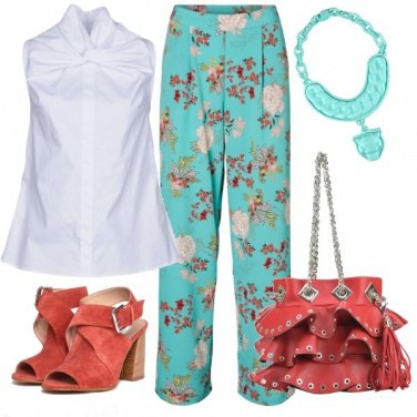 Outfit Tessuto orientale