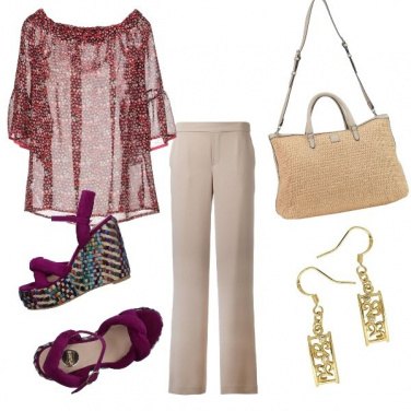 Outfit Blusa in voile
