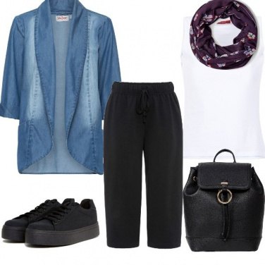 Outfit Violet touch!