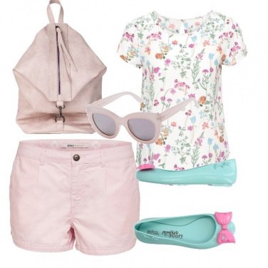 Outfit Il fiocco rosa