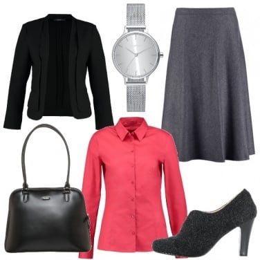 Outfit Vintage e femminile in ufficio