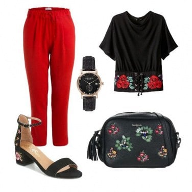 Outfit Rose sul tacco