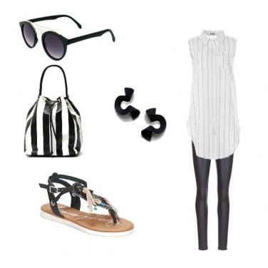 Outfit Bianco e nero