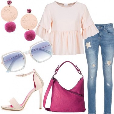Outfit Il mio sandalo è glam!