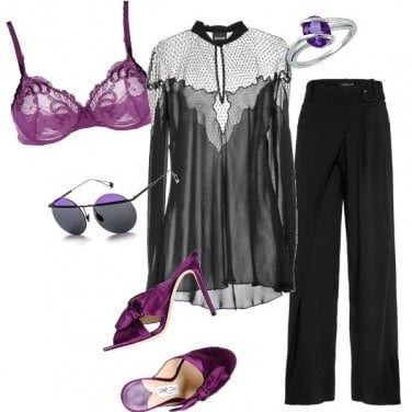 Outfit Sfumature di viola