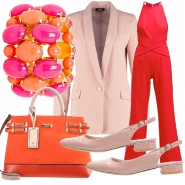 Outfit Jumpsuit corallo