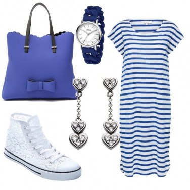 Outfit Sneakers di pizzo