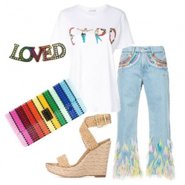 Outfit Rainbow Mood