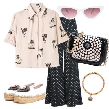 Outfit Gatti e pois