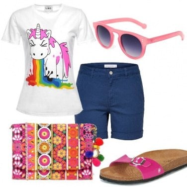 Outfit L\'arcobaleno addosso