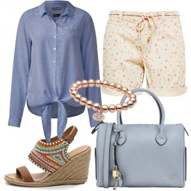 Outfit Un nodo alla camicia