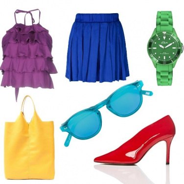 Outfit Previsioni multicolore