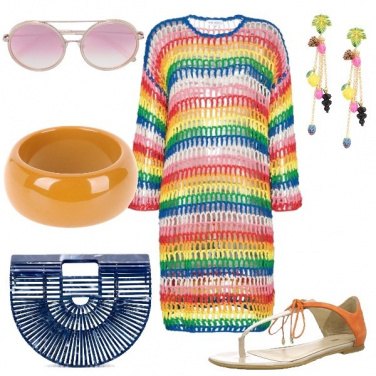 Outfit Abito rainbow