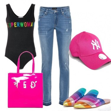 Outfit Rainbow look