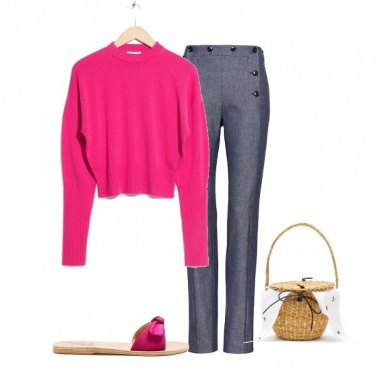 Outfit Magenta per una cerimonia