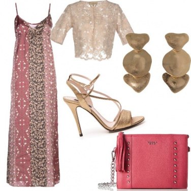 Outfit Oro e rosa antico
