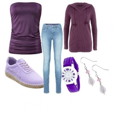 Outfit Outfits viola pantone