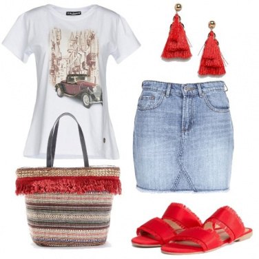 Outfit Rosso che passione!