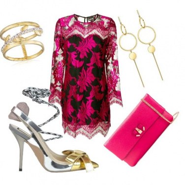 Outfit La scarpa argento e oro
