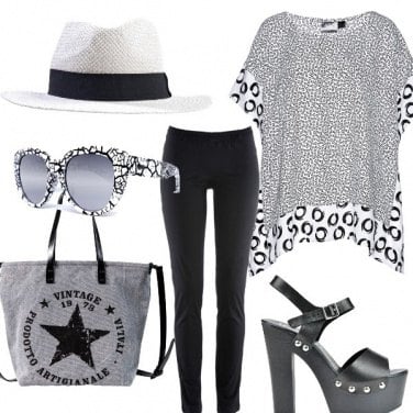 Outfit Black and white