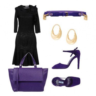 Outfit Viola il colore del potere e prestigio