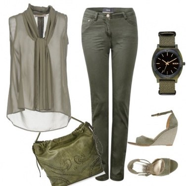 Outfit Total green